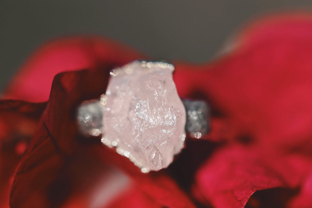 Safe Love · Rose Quartz Sapphire Ring · Rings ·  Little Sycamore