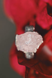 Safe Love · Rose Quartz Sapphire Ring · Rings ·  Little Sycamore