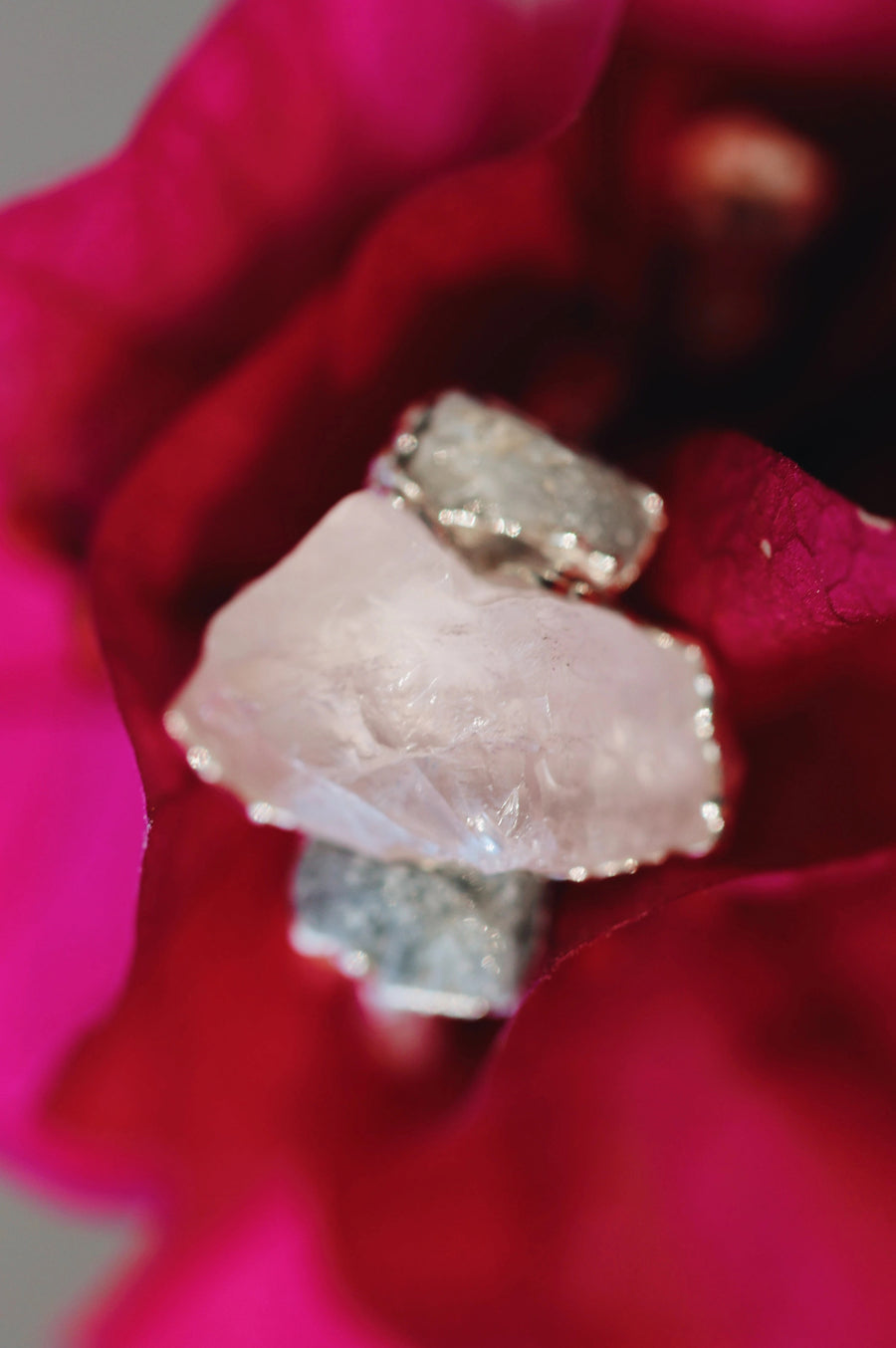 Safe Love · Rose Quartz Sapphire Ring · Rings ·  Little Sycamore