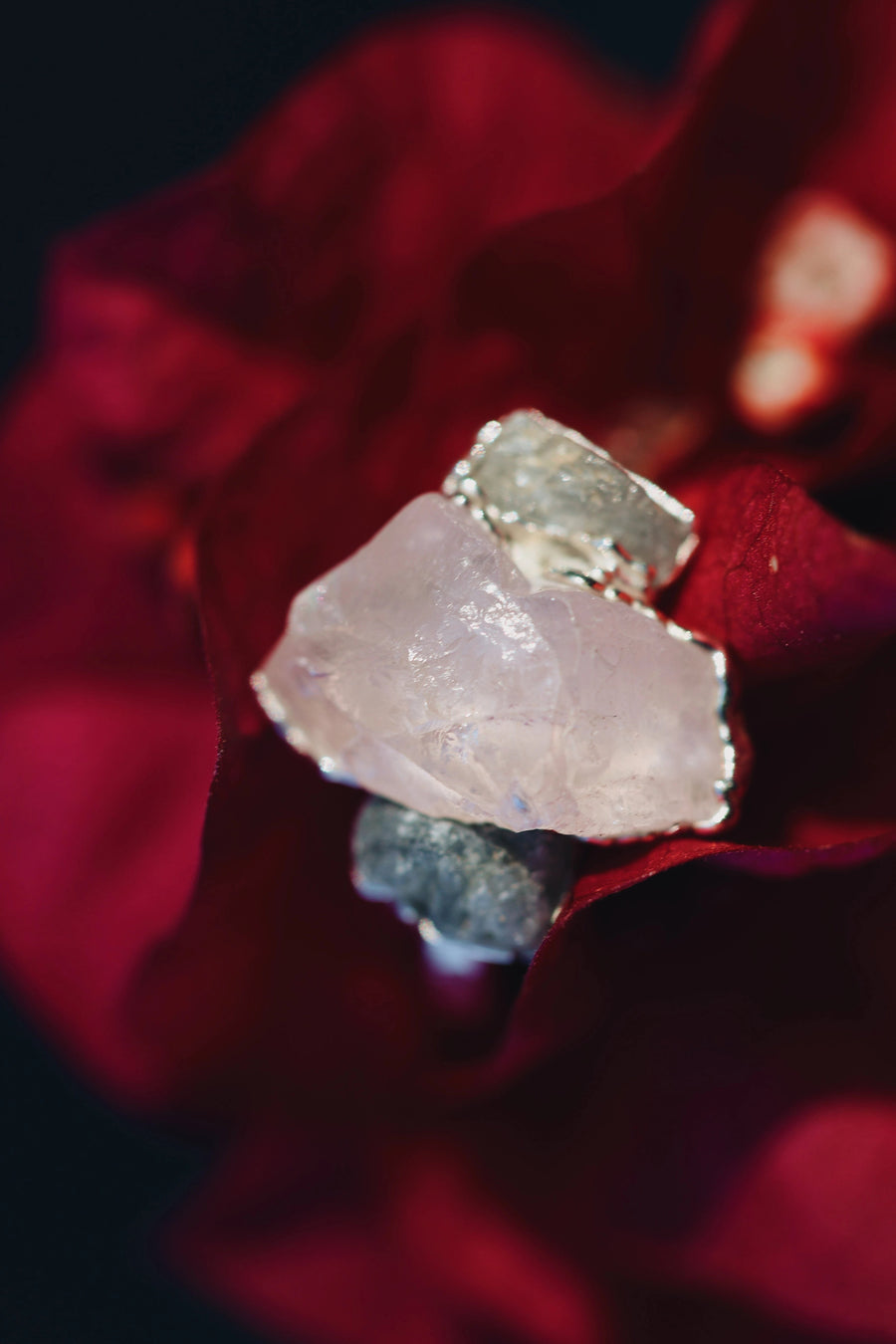 Safe Love · Rose Quartz Sapphire Ring · Rings ·  Little Sycamore