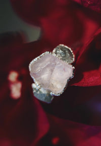 Safe Love · Rose Quartz Sapphire Ring · Rings ·  Little Sycamore