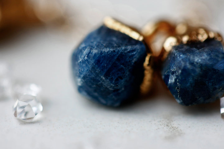 September Raindrops Necklace · Blue Sapphire · Necklaces ·  Little Sycamore