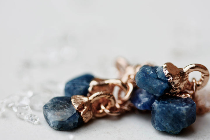 September Raindrops Necklace · Blue Sapphire · Necklaces ·  Little Sycamore