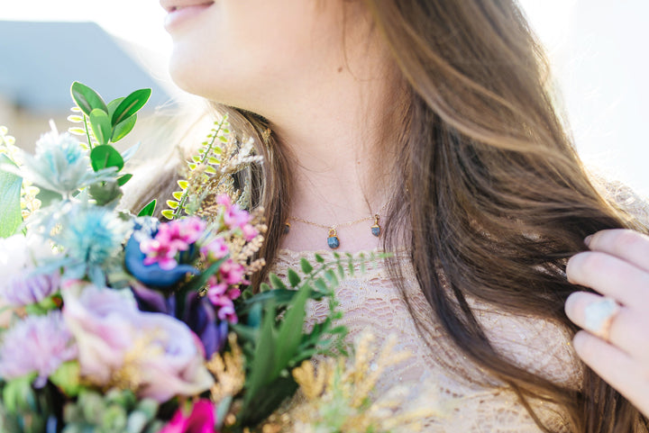 September Raindrops Necklace · Blue Sapphire · Necklaces ·  Little Sycamore