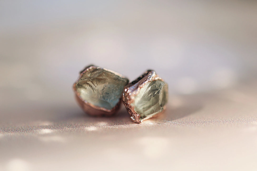 Serenity Studs · Green Amethyst · Earrings ·  Little Sycamore