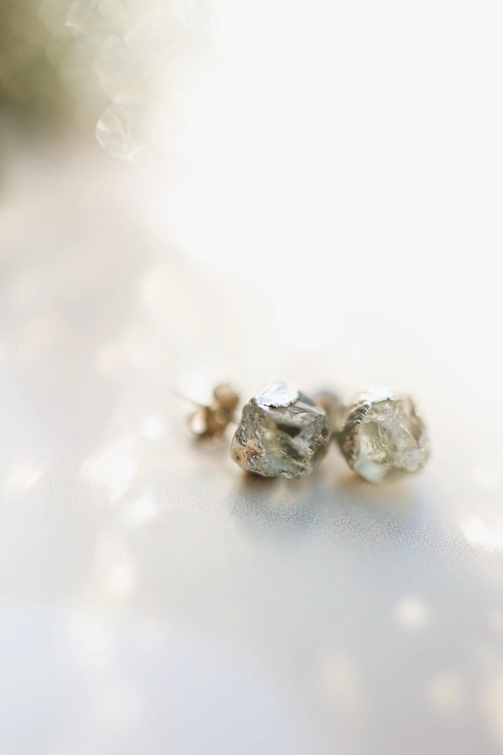 Serenity Studs · Green Amethyst · Earrings ·  Little Sycamore