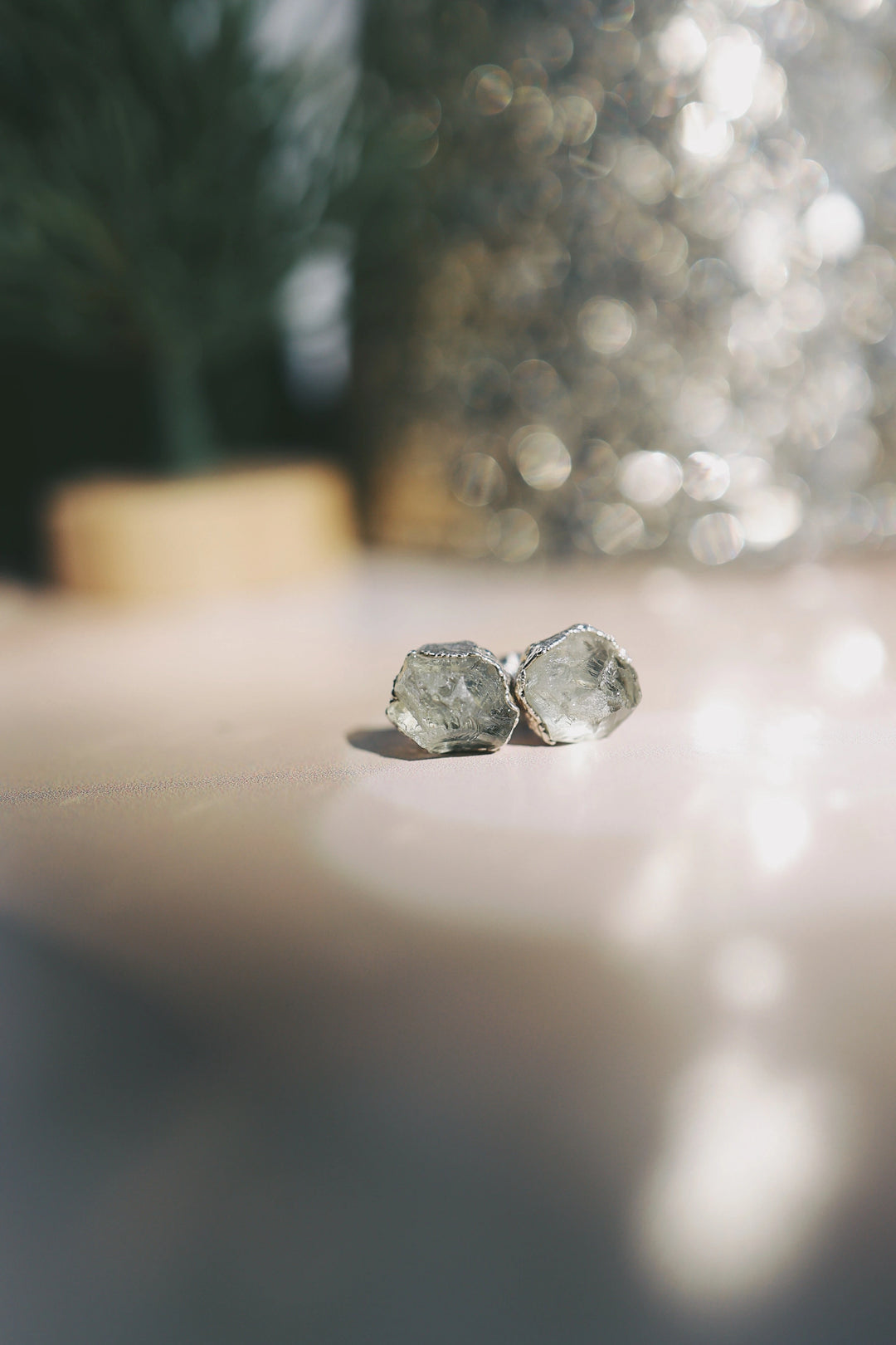 Serenity Studs · Green Amethyst · Earrings ·  Little Sycamore