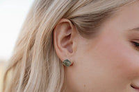Serenity Studs · Green Amethyst · Earrings ·  Little Sycamore