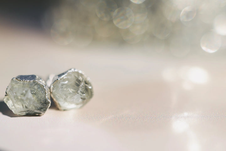 Serenity Studs · Green Amethyst · Earrings ·  Little Sycamore