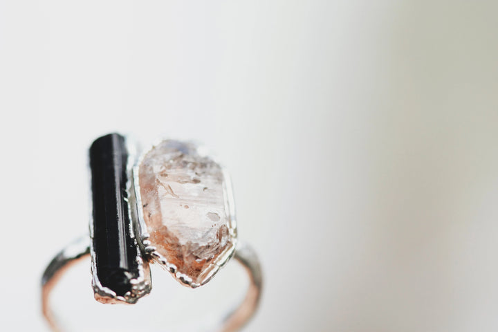 Shield · Quartz and Tourmaline Ring · Rings ·  Little Sycamore