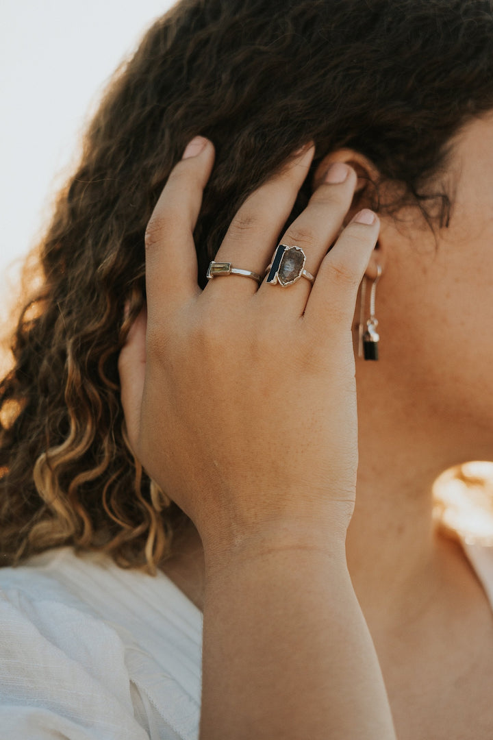 Shield · Quartz and Tourmaline Ring · Rings ·  Little Sycamore