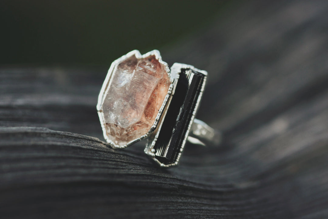 Shield · Quartz and Tourmaline Ring · Rings ·  Little Sycamore