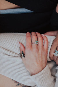 Shield · Quartz and Tourmaline Ring · Rings ·  Little Sycamore