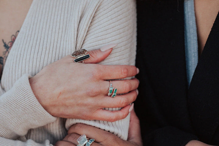 Shield · Quartz and Tourmaline Ring · Rings ·  Little Sycamore