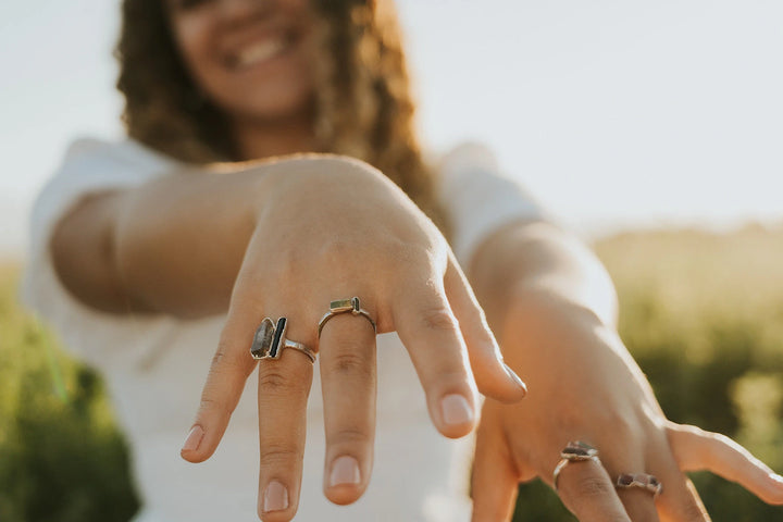 Shield · Quartz and Tourmaline Ring · Rings ·  Little Sycamore