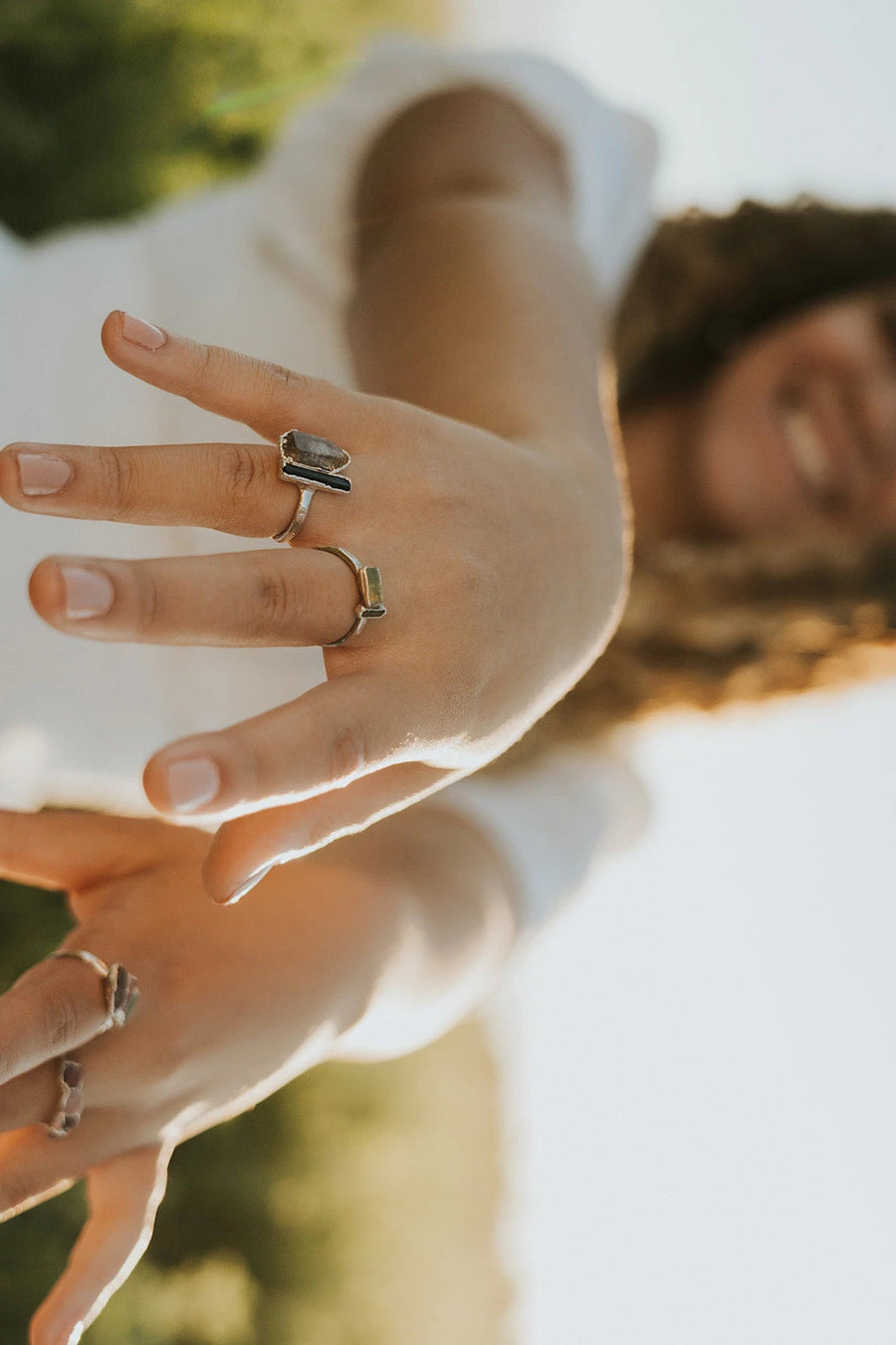 Shield · Quartz and Tourmaline Ring · Rings ·  Little Sycamore