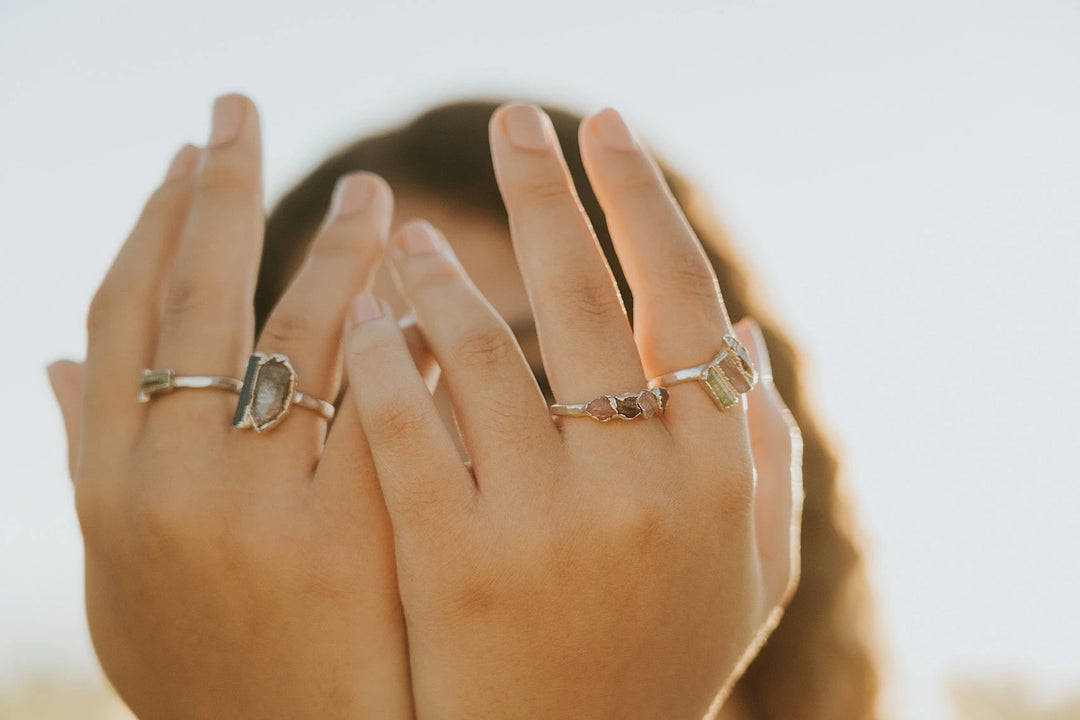 Shield · Quartz and Tourmaline Ring · Rings ·  Little Sycamore