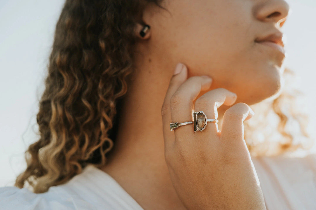 Shield · Quartz and Tourmaline Ring · Rings ·  Little Sycamore