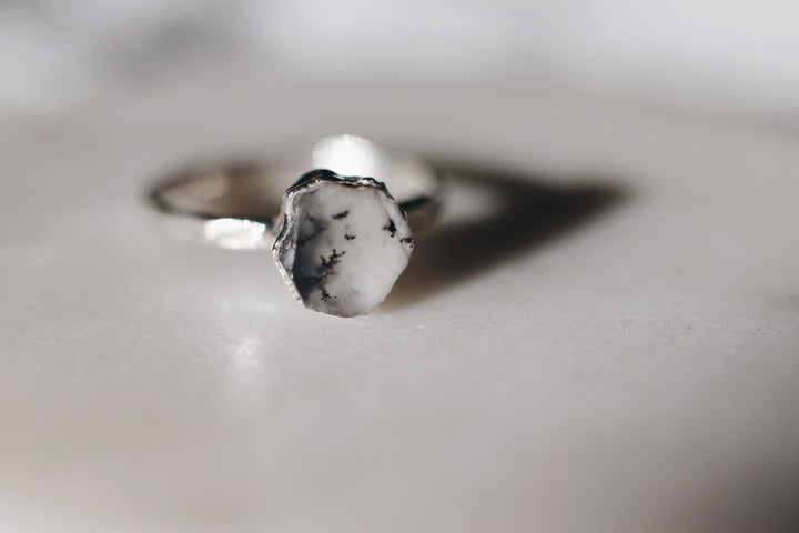 Snowstorm · Dendritic Opal Ring · Rings ·  Little Sycamore