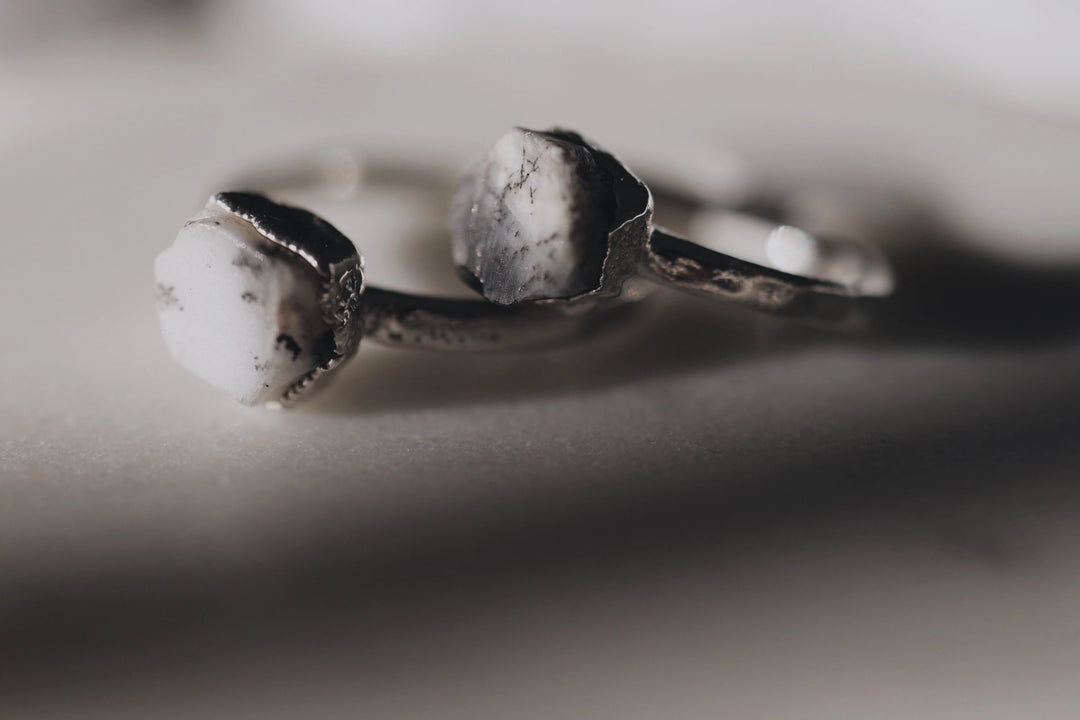 Snowstorm · Dendritic Opal Ring · Rings ·  Little Sycamore