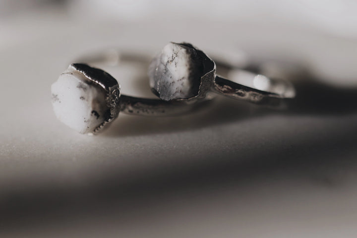 Snowstorm · Dendritic Opal Ring · Rings ·  Little Sycamore