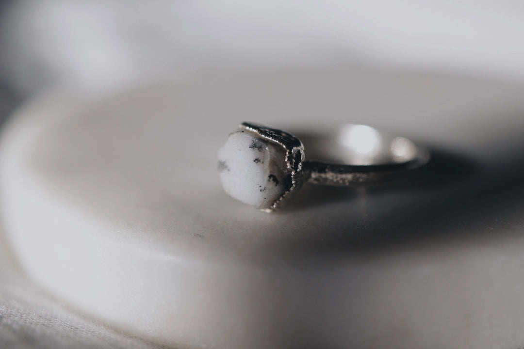 Snowstorm · Dendritic Opal Ring · Rings ·  Little Sycamore