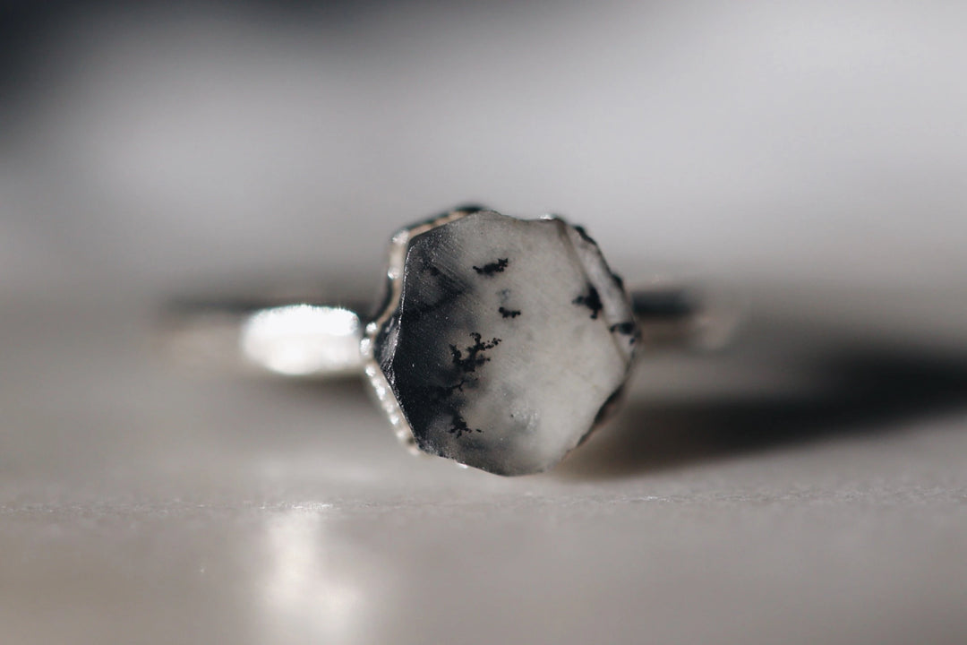 Snowstorm · Dendritic Opal Ring · Rings ·  Little Sycamore