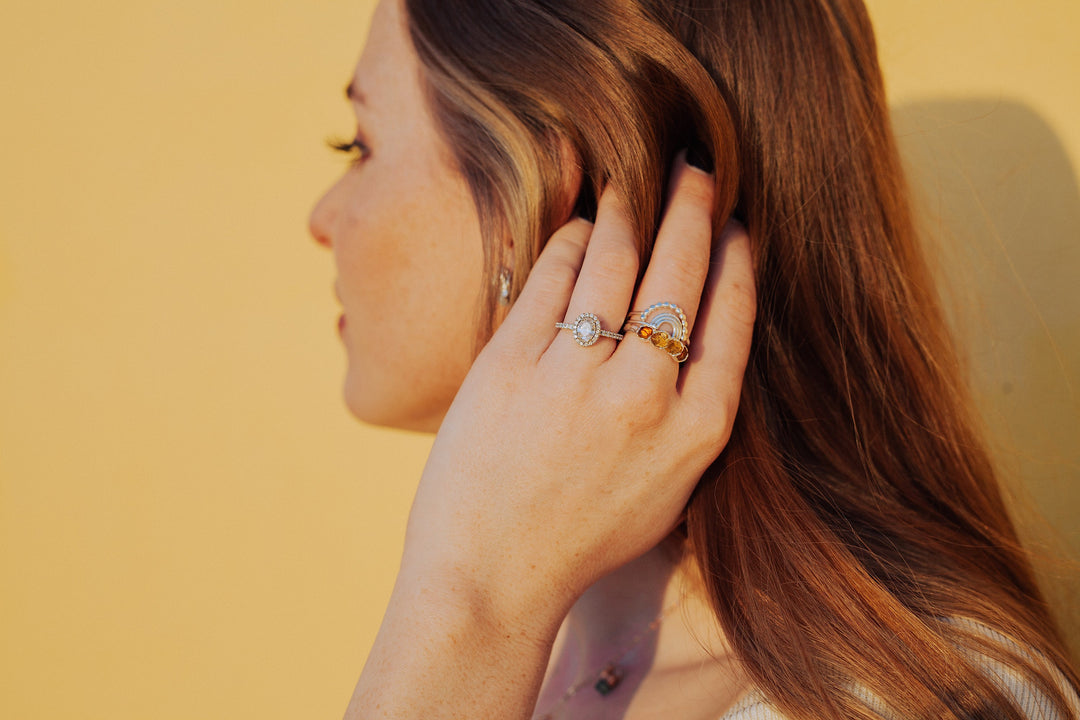 Sunbeam · November Stackable Ring · Rings ·  Little Sycamore