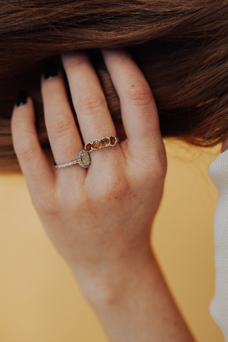 Sunbeam · November Stackable Ring · Rings ·  Little Sycamore