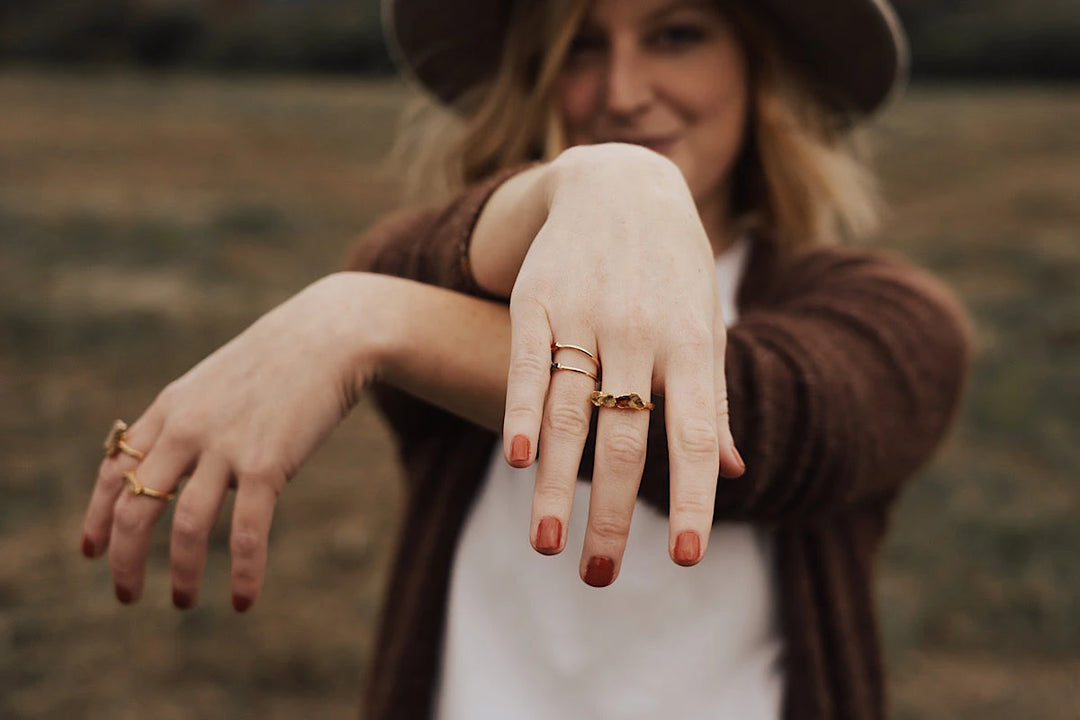 Sunbeam · November Stackable Ring · Rings ·  Little Sycamore