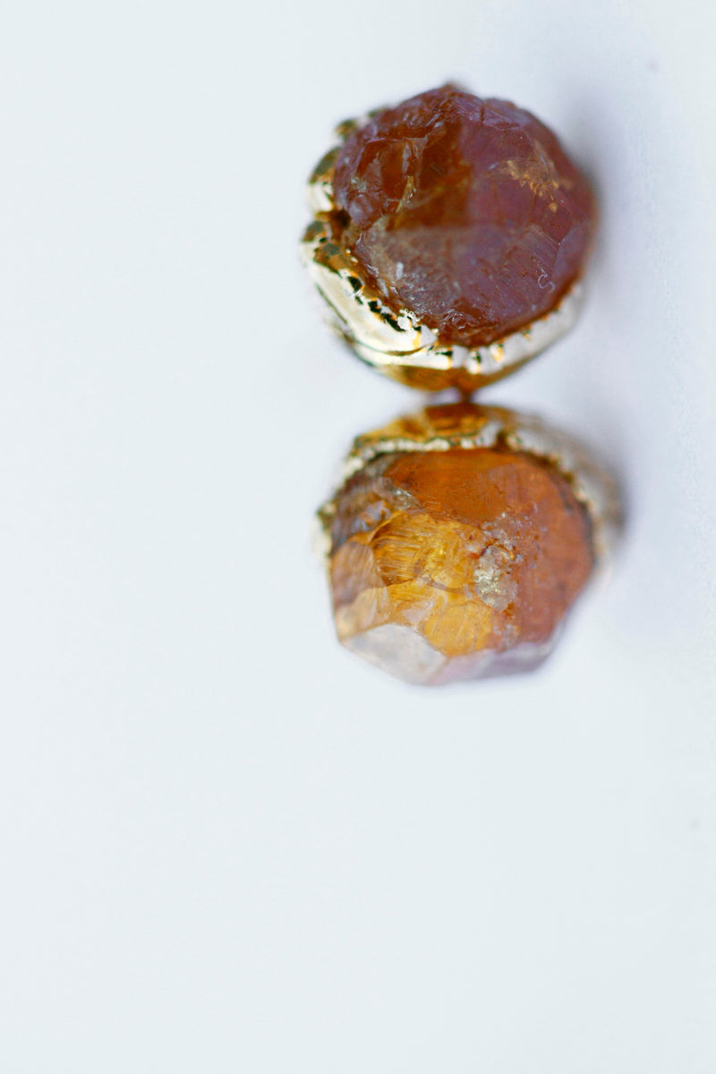 Sunshine Studs · Garnet · Earrings ·  Little Sycamore