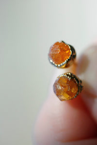 Sunshine Studs · Garnet · Earrings ·  Little Sycamore