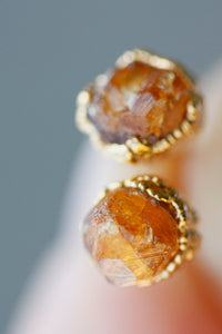 Sunshine Studs · Garnet · Earrings ·  Little Sycamore