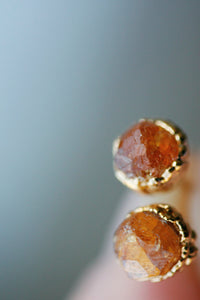 Sunshine Studs · Garnet · Earrings ·  Little Sycamore