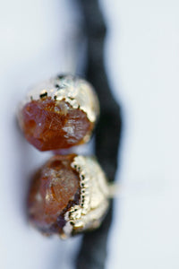 Sunshine Studs · Garnet · Earrings ·  Little Sycamore