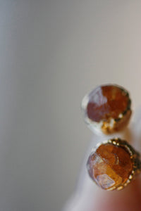 Sunshine Studs · Garnet · Earrings ·  Little Sycamore