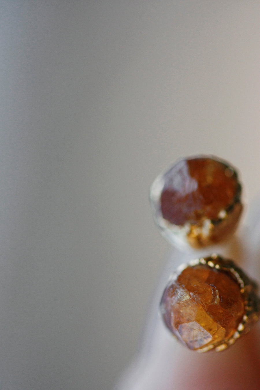 Sunshine Studs · Garnet · Earrings ·  Little Sycamore