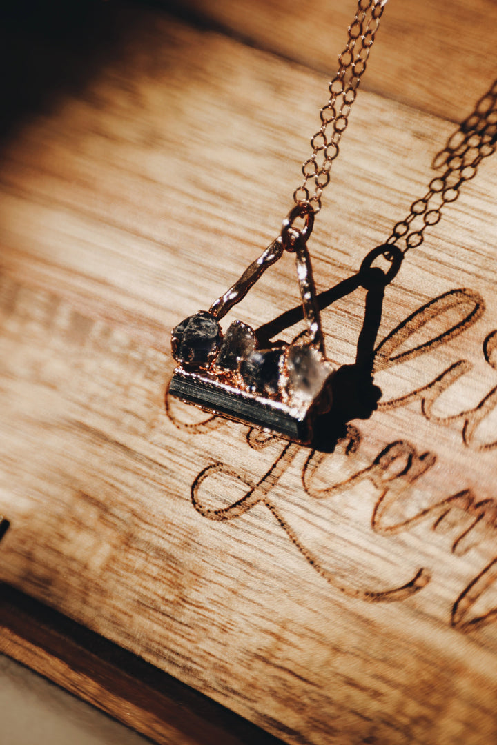 Twilight Peak · Iolite and Tourmaline Necklace · Necklaces ·  Little Sycamore