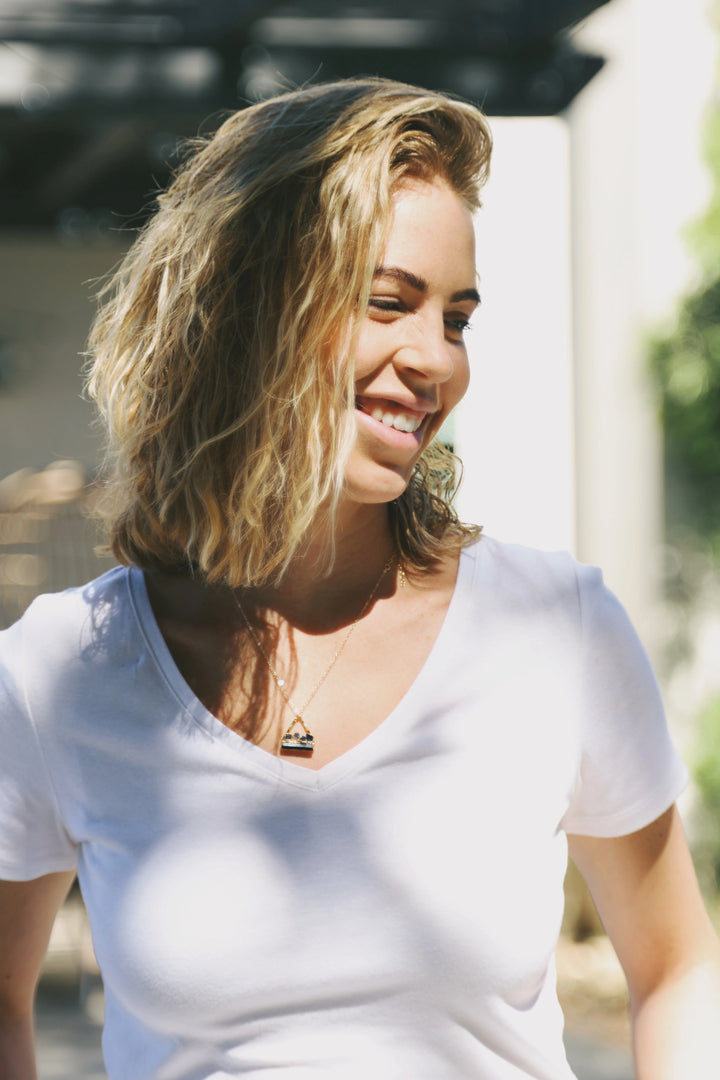 Twilight Peak · Iolite and Tourmaline Necklace · Necklaces ·  Little Sycamore