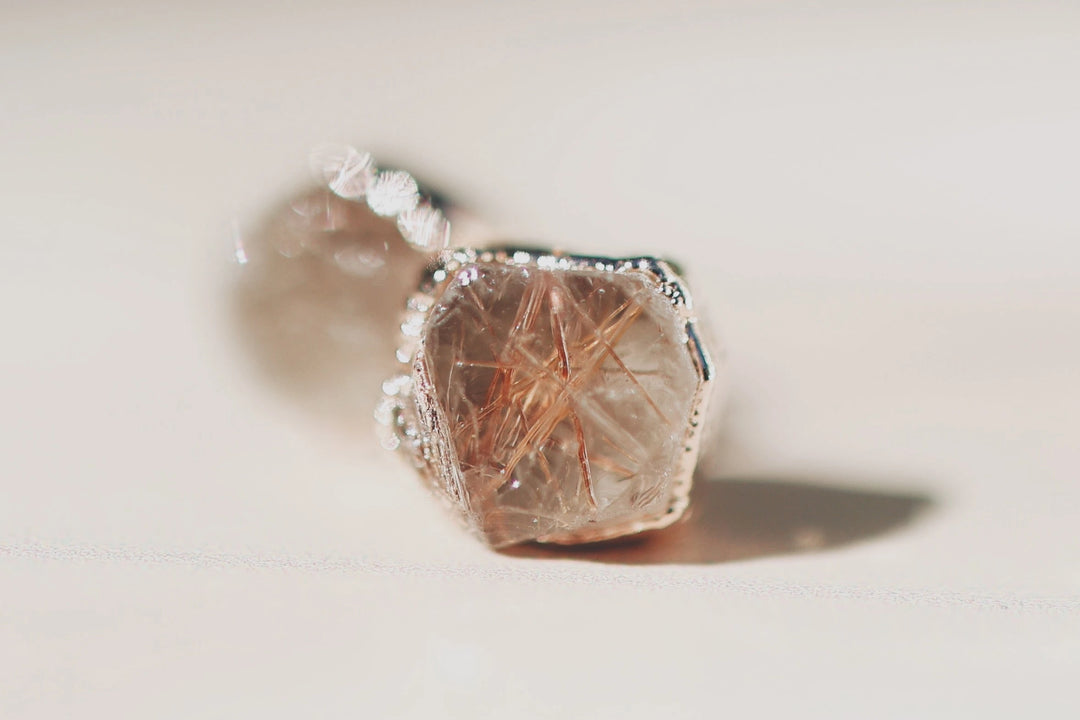 Vision Studs · Rutilated Quartz · Earrings ·  Little Sycamore