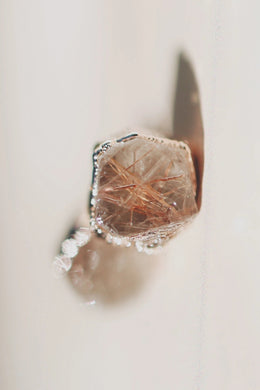 Vision Studs · Rutilated Quartz · Earrings ·  Little Sycamore