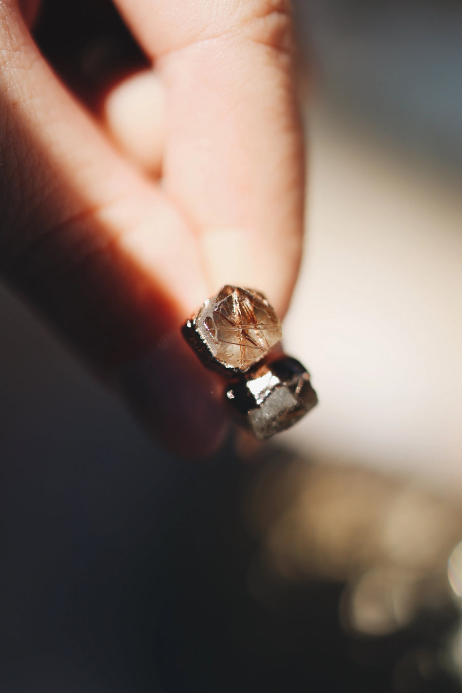 Vision Studs · Rutilated Quartz · Earrings ·  Little Sycamore