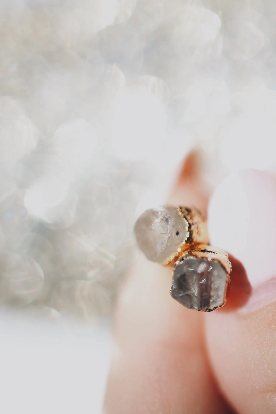 Vision Studs · Rutilated Quartz · Earrings ·  Little Sycamore