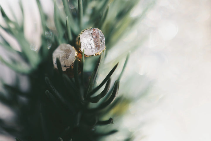 Vision Studs · Rutilated Quartz · Earrings ·  Little Sycamore