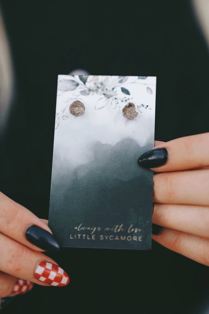 Vision Studs · Rutilated Quartz · Earrings ·  Little Sycamore