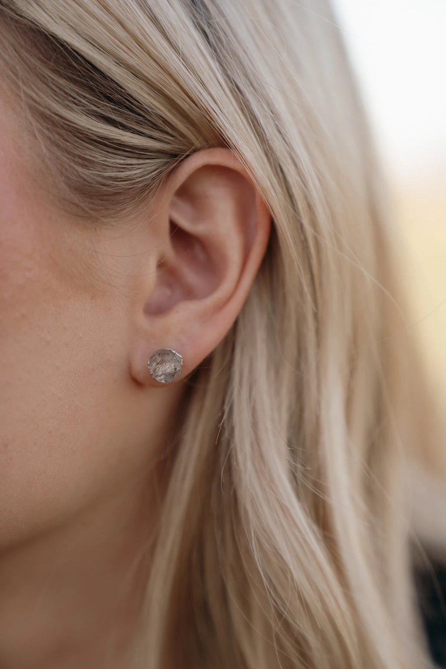Vision Studs · Rutilated Quartz · Earrings ·  Little Sycamore