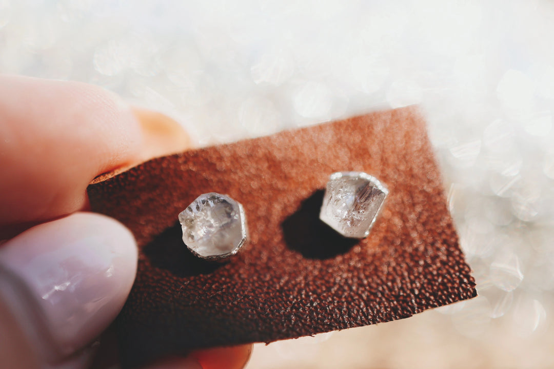 Vision Studs · Rutilated Quartz · Earrings ·  Little Sycamore