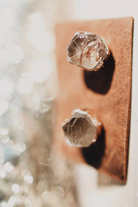 Vision Studs · Rutilated Quartz · Earrings ·  Little Sycamore
