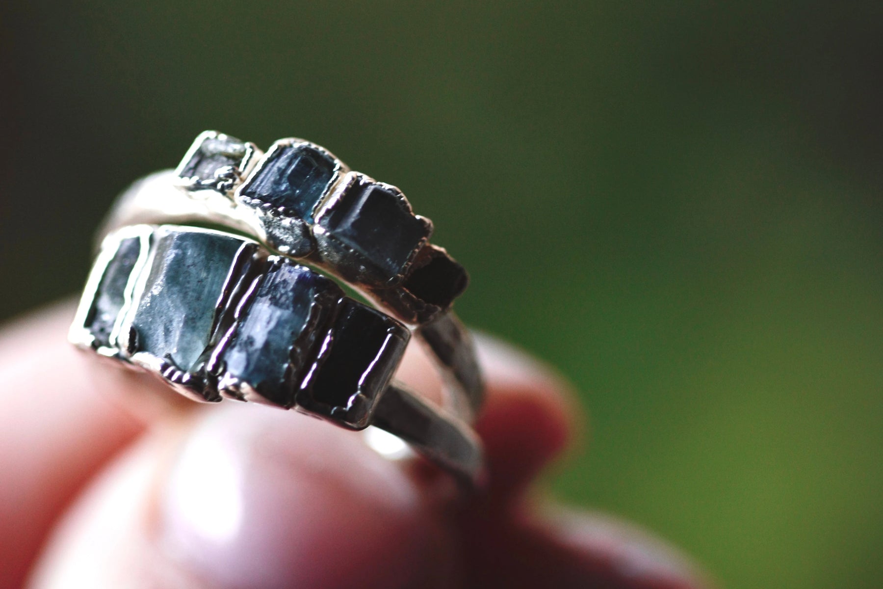 Tourmaline and Aquamarine Ring · October and March Birthstone Jewelry ...