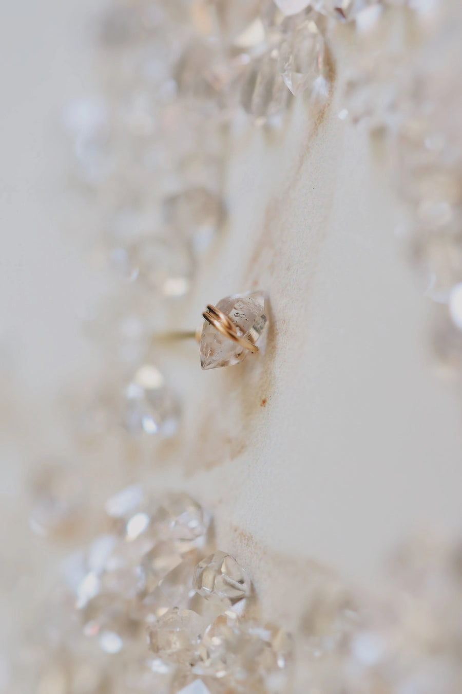 Wrapped Herkimer Diamond Earrings · Earrings ·  Little Sycamore